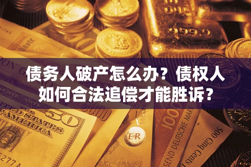 济南债务人破产怎么办？债权人如何合法追偿才能胜诉？