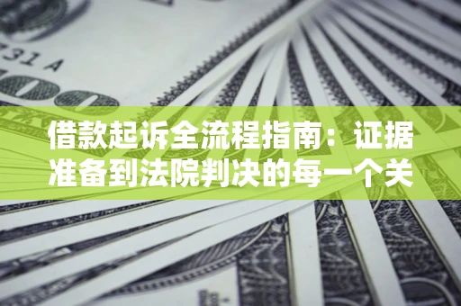 济南借款起诉全流程指南：证据准备到法院判决的每一个关键步骤