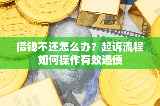 济南借钱不还怎么办？起诉流程如何操作有效追债