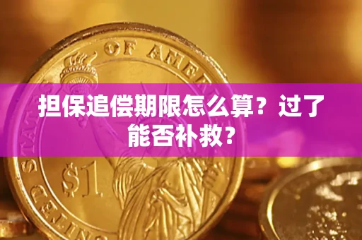 济南担保追偿期限怎么算？过了能否补救？